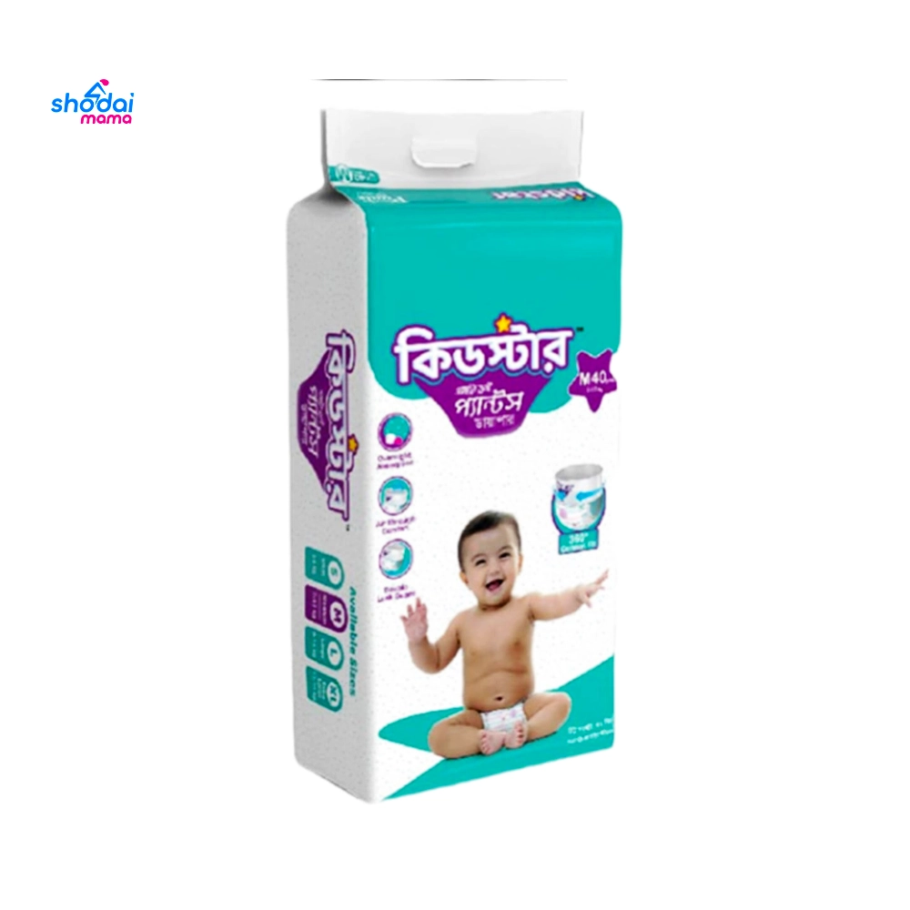 Kidstar Pants Baby Diaper M (7-12kg) 40pcs